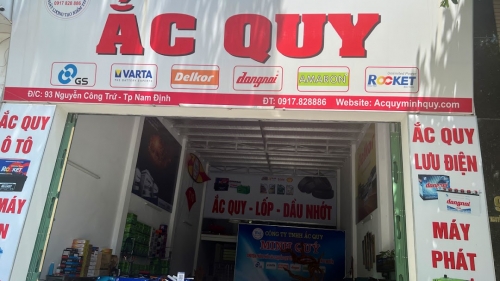 Nam Định: Cứu hộ Ắc quy - Ắc quy Minh Quý